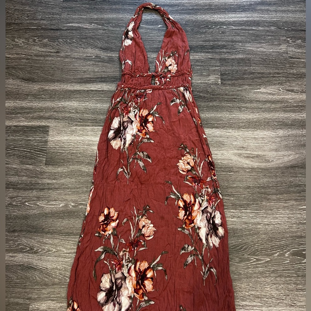 Anna Grace Floral Maxi Dress